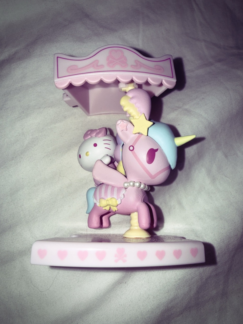 Tokidoki Lot Carousel Figure with Hello Kitty, Choco Cat, Pochacco